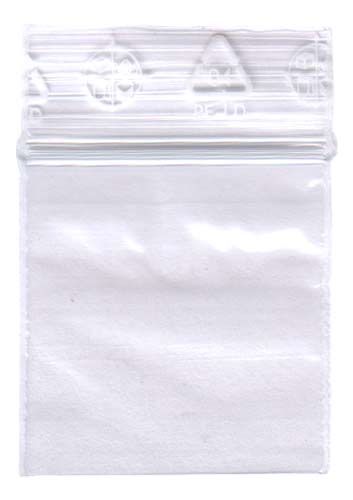 100 Zip-Tüten 40 x 40 mm klar