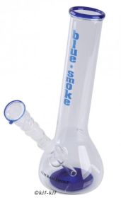 Glasbong 14,5 mit Bauch "Blue Smoke" ca. 24 cm