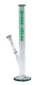 Glasbong18,8 Straight, "Green Smoke" ca. 46 cm