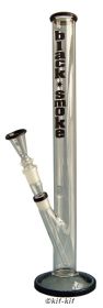 Glasbong18,8 Straight, "Black Smoke" ca. 46 cm