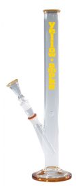 Glasbong18,8 Straight, "Yellow Smoke" ca. 46 cm