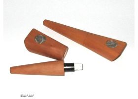 acti Tube Holzpfeife für Aktivkohlefilter ca. 8mm aus Birnenholz
